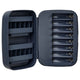 LITOSFÄR battery charger with storage, dark blue, 11.0x5.5 cm