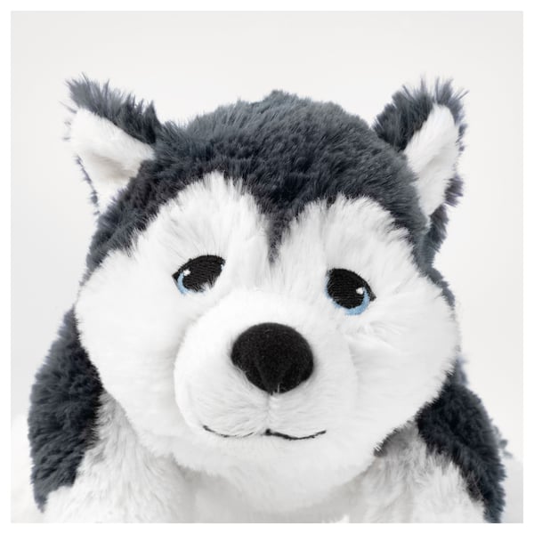 LIVLIG soft toy, dog/siberian husky, 26 cm