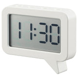 LJUNGPIPARE clock/timer, white, 8x7 cm