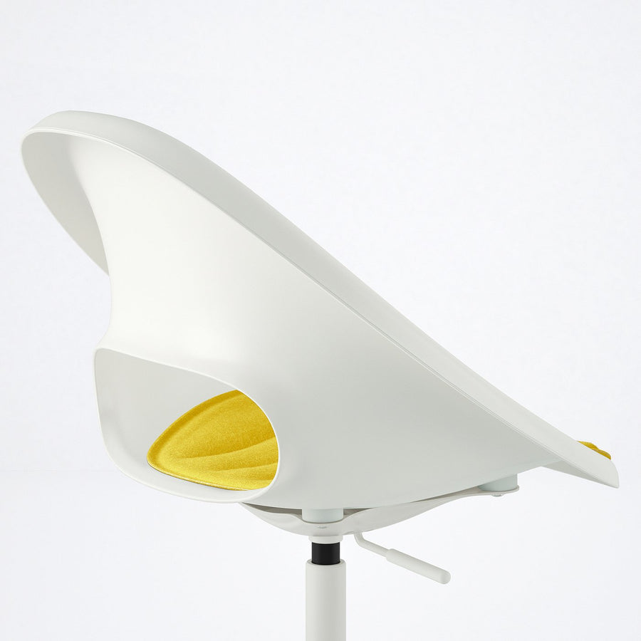 LOBERGET / MALSKÄR swivel chair + pad, 67x90x67 cm