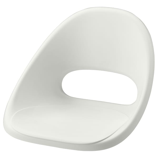 LOBERGET seat shell, white, 40x39x53 cm
