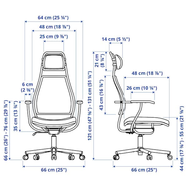Ikea LÖPARBANA - Gaming Chair, Vissle Dark Gray