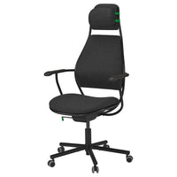 LÖPARBANA gaming chair, Vissle dark grey, 66 cm