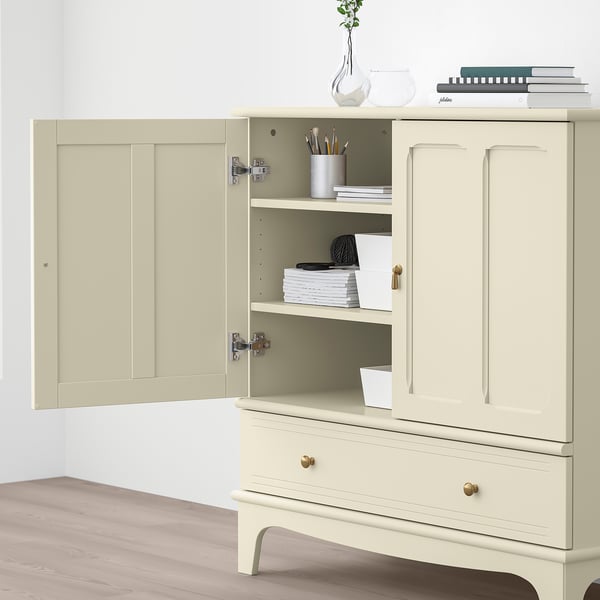 LOMMARP cabinet, light beige, 102x101 cm