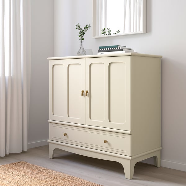 LOMMARP cabinet, light beige, 102x101 cm