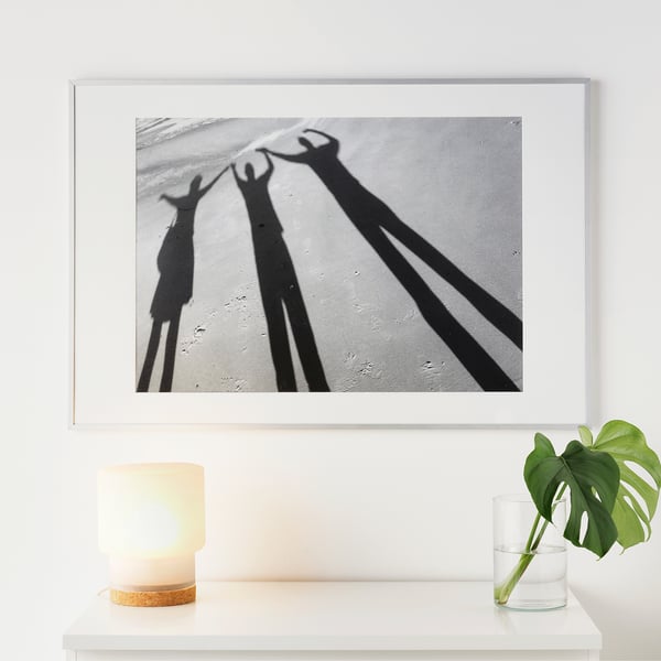 LOMVIKEN frame, aluminium, 61x91 cm