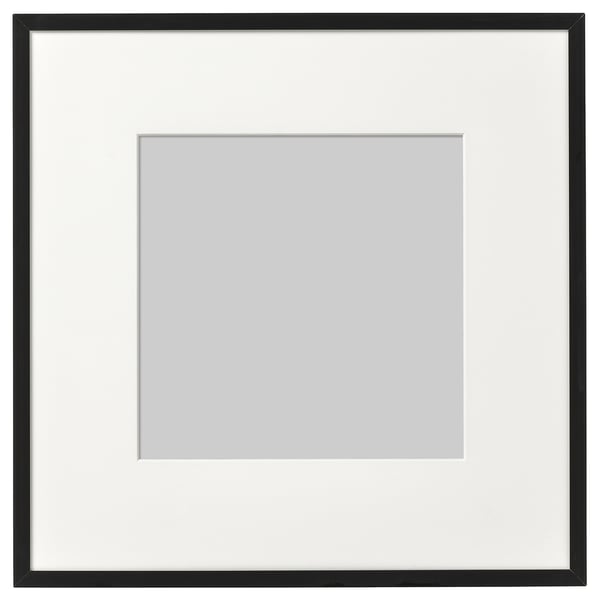 LOMVIKEN frame, black, 32x32 cm