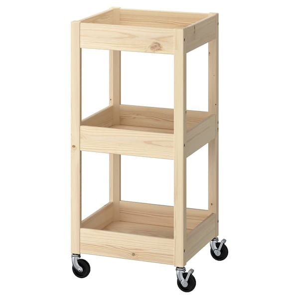 Ikea LOSHULT - Trolley, pine,38x38x82 cm