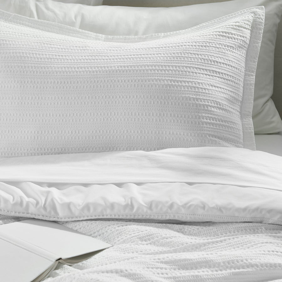 LUKTVICKER comforter set, white, 150x200/50x80 cm