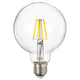 LUNNOM LED bulb E27 470 lumen, dimmable/globe clear glass, 95 mm