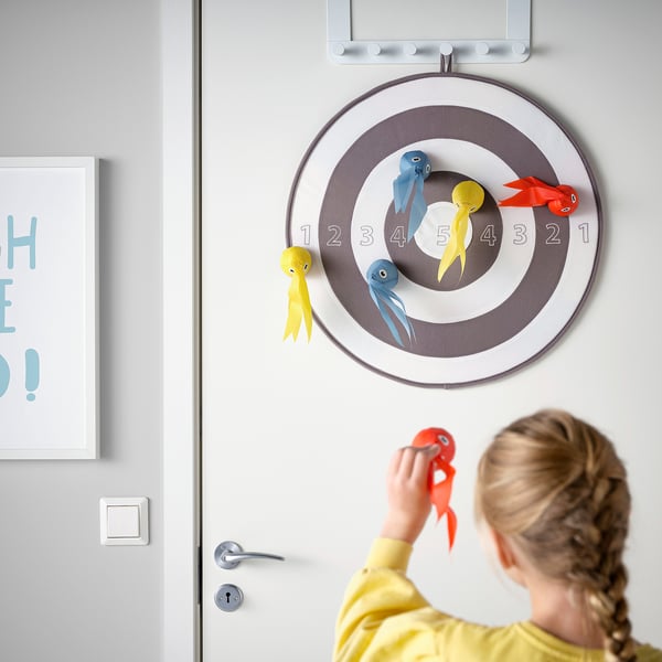 LUSTIGT dart game, 55x55 cm