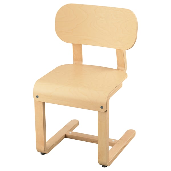 LYCKAN chair, birch veneer, 45x83x51 cm