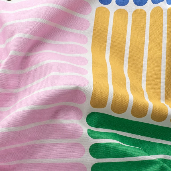 LYCKSELE cover for 2-seat sofa-bed, Grindtorp multicolour/stripe pattern