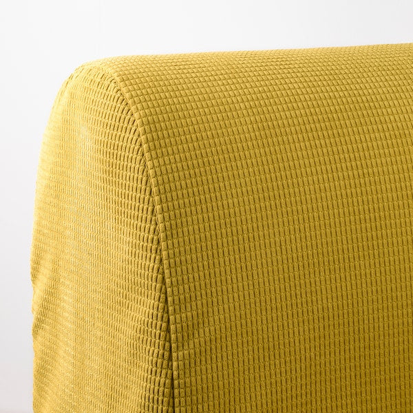 LYCKSELE LÖVÅS 2-seat sofa-bed, Vansbro yellow, 188x140 cm