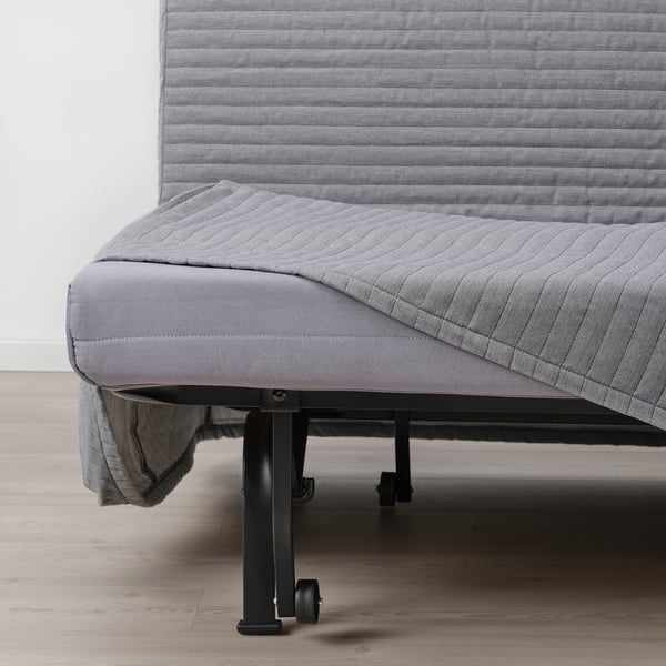 LYCKSELE MURBO chair-bed, Knisa light grey, 188x80 cm