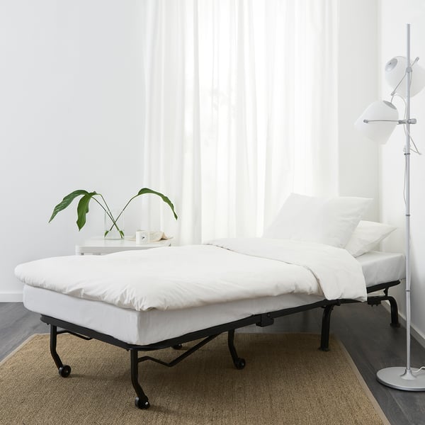 LYCKSELE MURBO chair-bed, Vansbro dark grey, 80x87x100 cm
