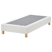LYNGÖR slatted mattress base, incl leg/white, 90x200 cm