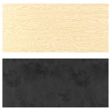 LYSEKIL wall panel, double sided black/plywood effect, 119.6x55 cm