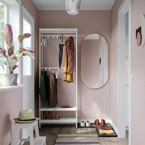 Ikea MACKAPÄR / BAGGMUCK - Hallway furniture, set of 4, white/grey