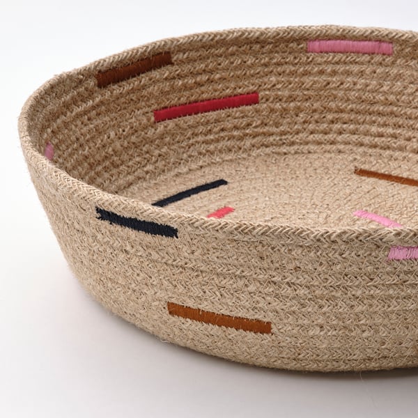 MÄVINN basket, jute, 28 cm