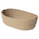 MÄVINN bread basket, jute, 28x15x8 cm