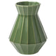 MÄVINN vase, green, 19 cm
