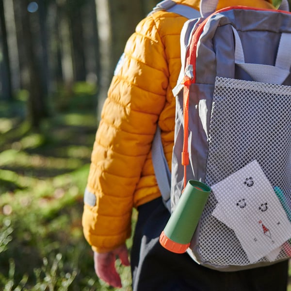 MAJBAGGE monocular, green/orange, 22 mm