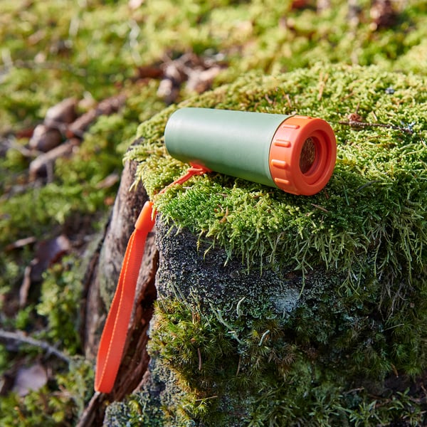 MAJBAGGE monocular, green/orange, 22 mm