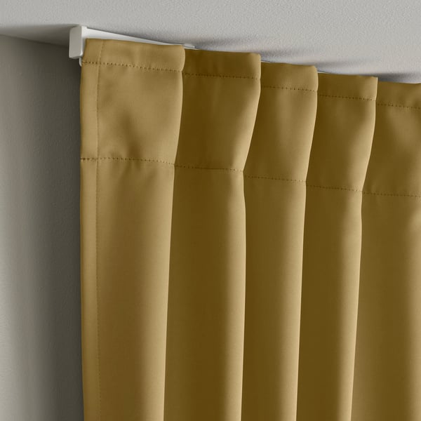 MAJGULL room darkening curtains, 1 pair, Surface area: 4.35 m²Length: 300 cmWidth: 145 cmWeight: 2.20 kg
