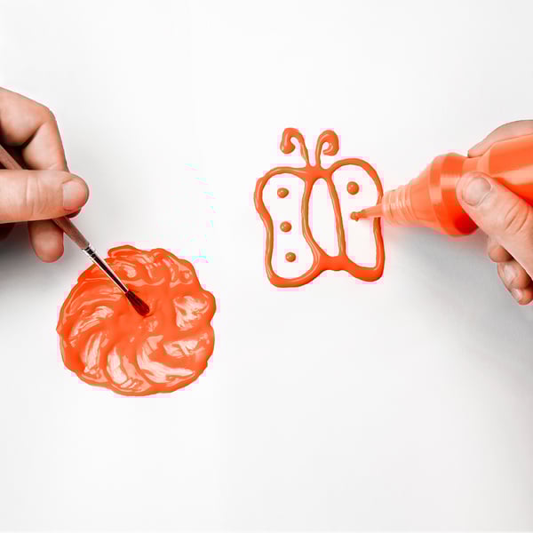 MÅLA fluorescent/glitter paint, mixed colours