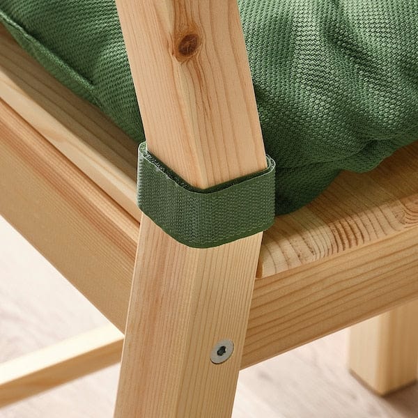 Ikea MALINDA - Chair cushion, green,40/35x38x7 cm