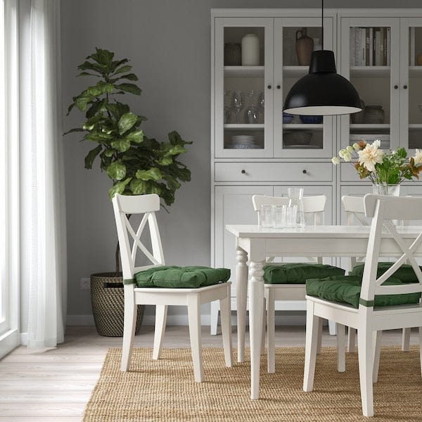 Ikea MALINDA - Chair cushion, green,40/35x38x7 cm