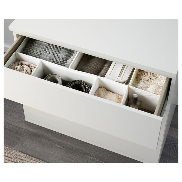 MALM bedroom furniture, set of 2, white