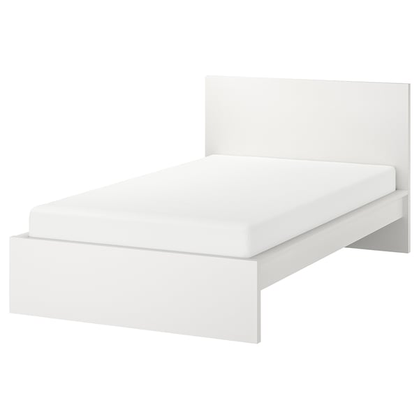 MALM bed frame, high, white, 120x200 cm