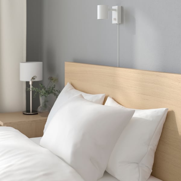 MALM bed frame with mattress