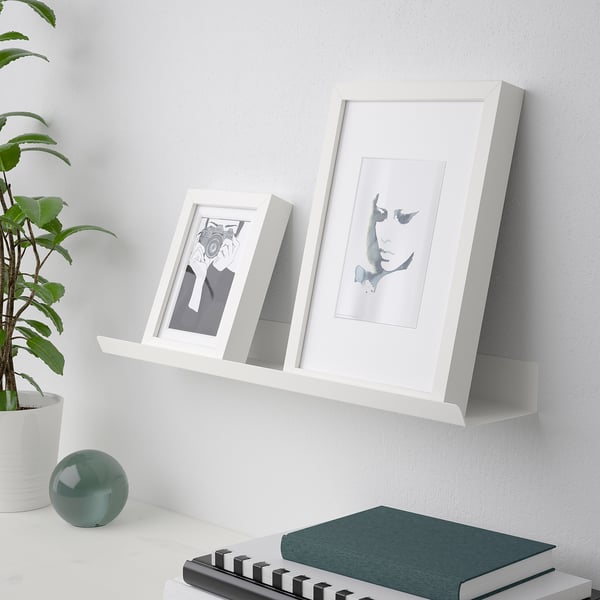 MALMBÄCK display shelf, white, 60 cm