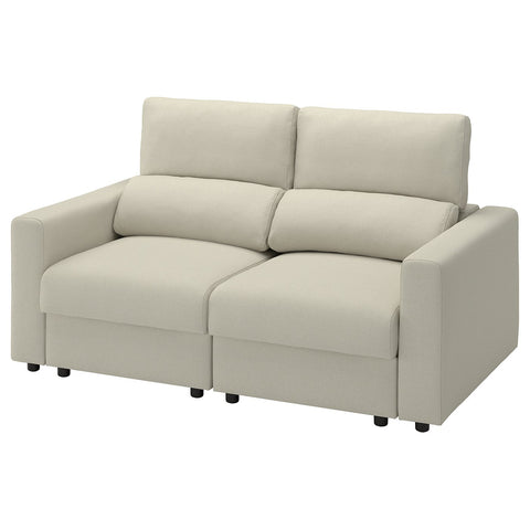 MALMKÖPING 2-seat sofa, Tibbleby light beige, 180 cm