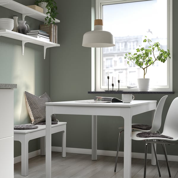 MALÖRTSMOTT chair pad, grey, 32 cm