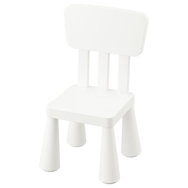 MAMMUT children's chair, in/outdoor/white, 39x67x36 cm
