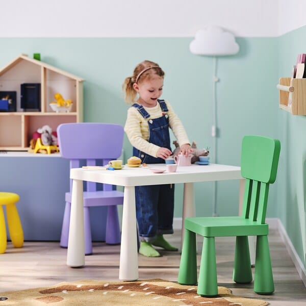 Ikea MAMMUT - Children's chair, in/outdoor/bright green