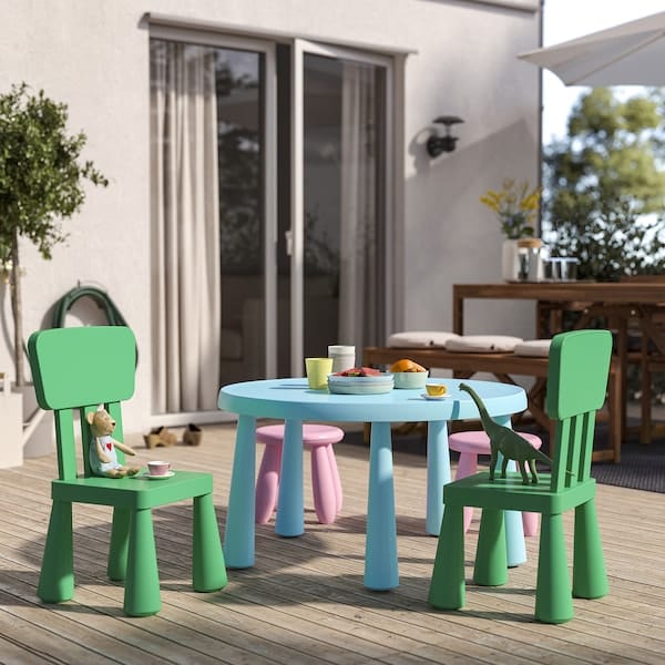 Ikea MAMMUT - Children's chair, in/outdoor/bright green