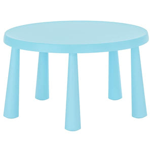 Ikea MAMMUT - Children's table, in/outdoor/light blue, 85 cm