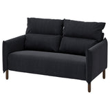 MANNARP 2-seat sofa, Saxemara black-blue, 158 cm