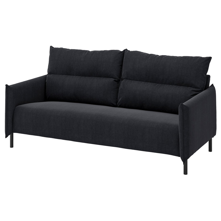 MANNARP 3-seat sofa, Saxemara black-blue, 198 cm