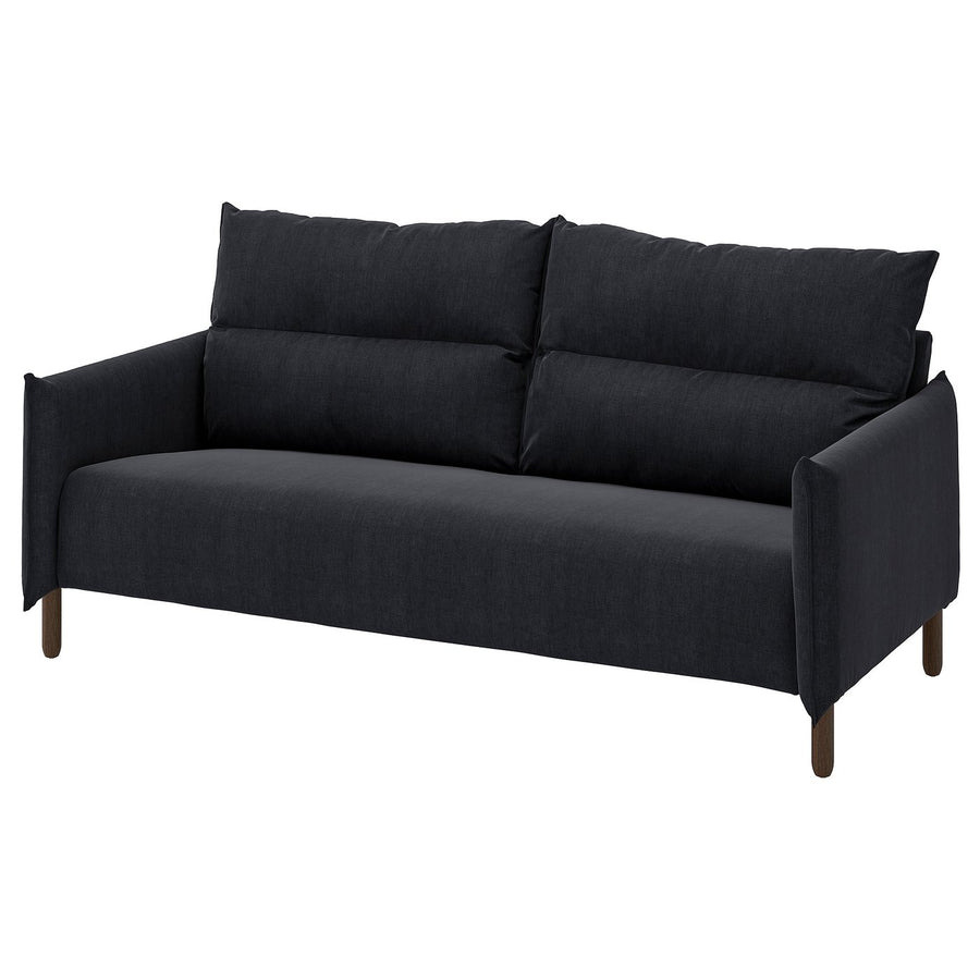 MANNARP 3-seat sofa, Saxemara black-blue, 198x97x95 cm