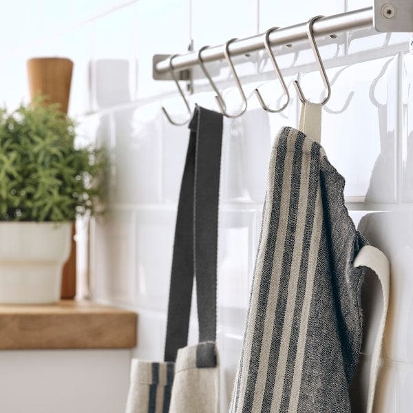 Ikea MARIATHERES - Apron, grey, 90x92 cm