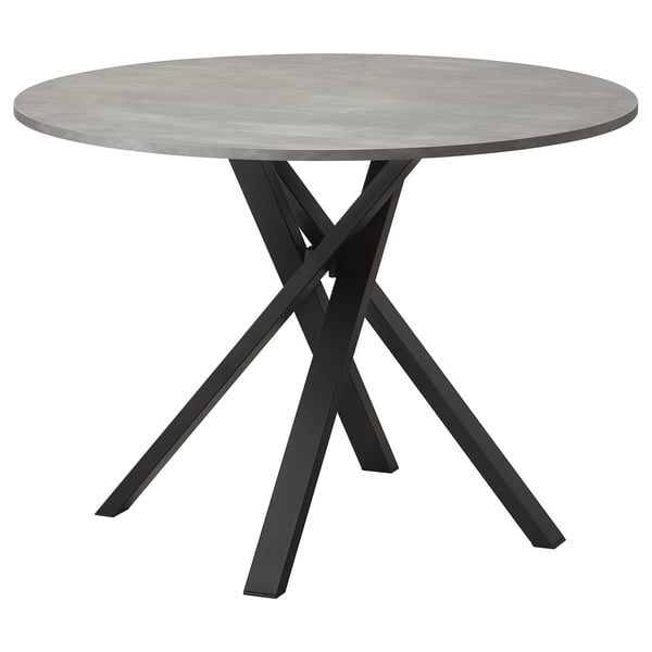 MARIEDAMM table, dark grey, 105 cm