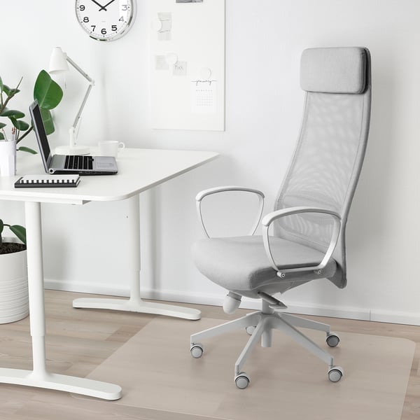 MARKUS office chair, Vissle light grey, Medio