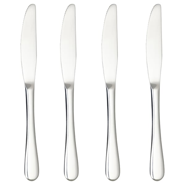 MARTORP knife, stainless steel, 22 cm, 4 pack