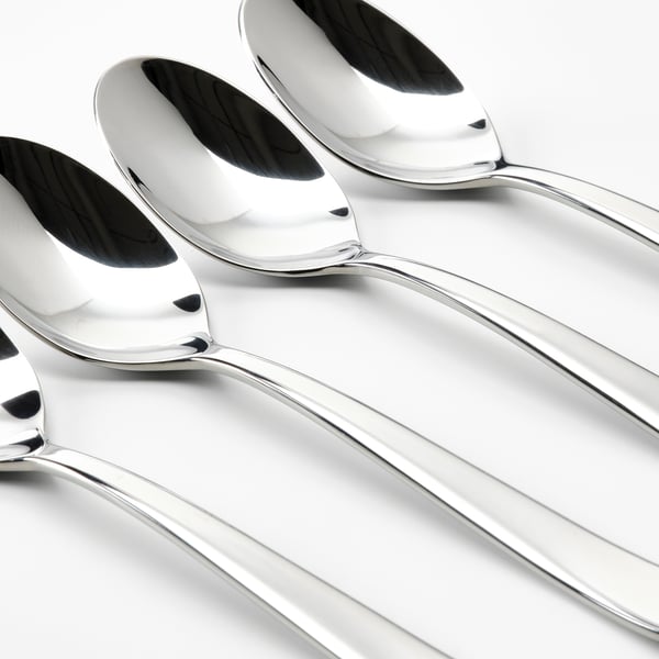 MARTORP teaspoon, stainless steel, 14 cm, 4 pack